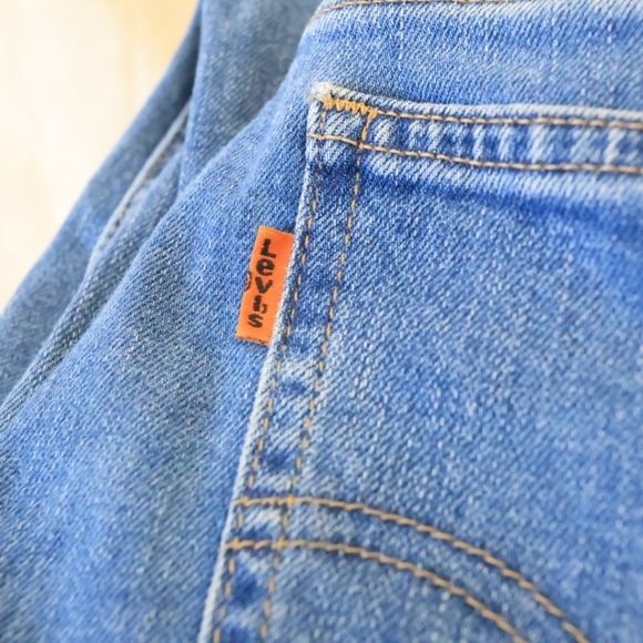 Levi's 721 Vintage High Rise Women's Skinny Jeans Size 28 Orange Tab - Picture 10 of 11
